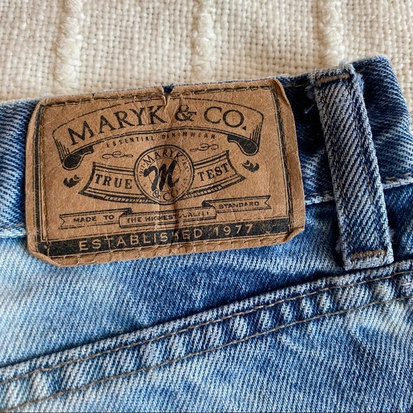 Vintage Reverse Tie Dye Denim Shorts - Picture 5 of 9